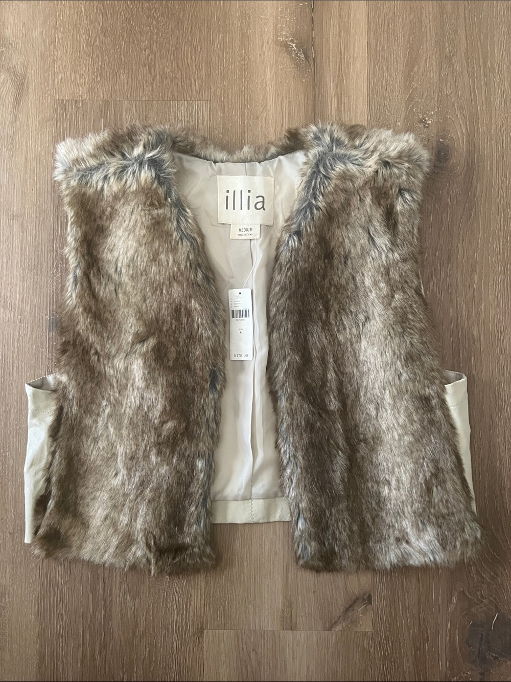 Anthropology/ Illia Faux Fur vest